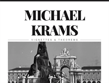 Tablet Screenshot of michaelkrams.com